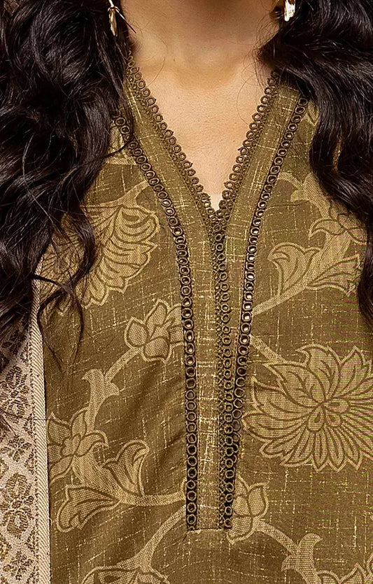 Printed Linen Suit with Pashmina Dupatta BY GUL AHMED V02 – AP42047
