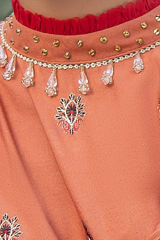Embroidered Karandi Suit with Embroidered Karandi Dupatta BY GUL AHMED V02 – AY42005