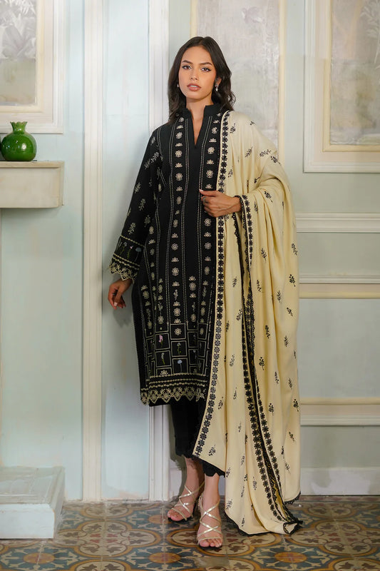 EMBROIDERED KHADDAR AUTUMN WINTER BY SAHAR – Folk Reverie