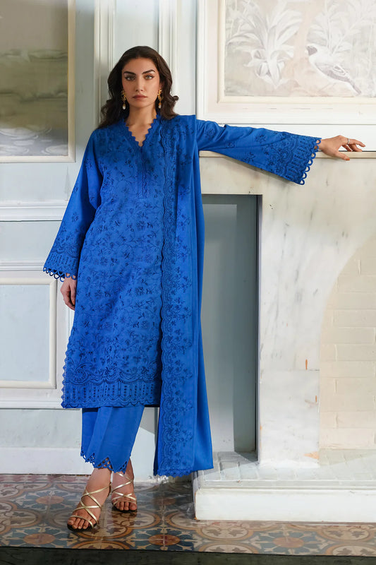 EMBROIDERED KHADDAR AUTUMN WINTER BY SAHAR – Heritage Blues