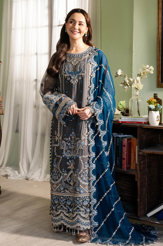 Naina by Imrozia Embroidered Chiffon Unstitched 3Pc Suit I-192 Nazaha