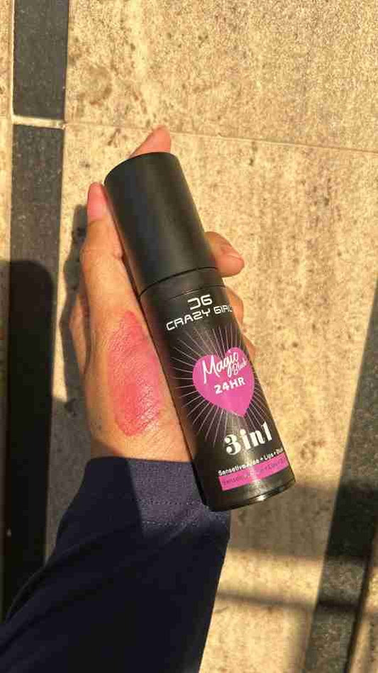 3 in 1 Crazy Girl Magic Pink Blush | 30ml