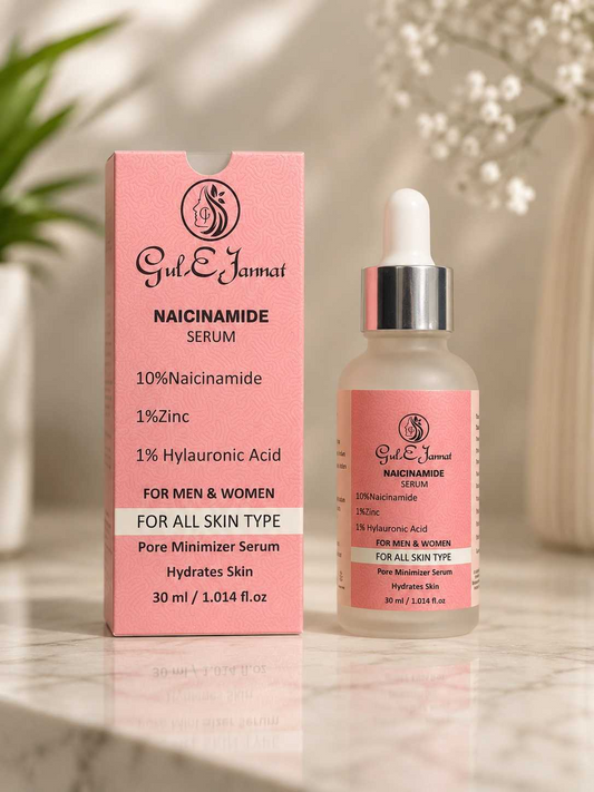 Niacinamide Serum | 10% Niacinamide + 1% Zinc + 1% Hyaluronic Acid |Pore Minimizer Face Serum | Hydrates Skin | ForMen & Women | All Skin Types - 30ml