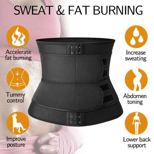 Waist Trainer Slimming Belt Body Shaper – Tummy Control & Waist Trimmer for Men & Women