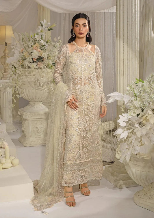 ELAF Luxury Formal Collection Unstitched  - EVARA XXIV - The Formal Exhibit- EFE-01 AURA