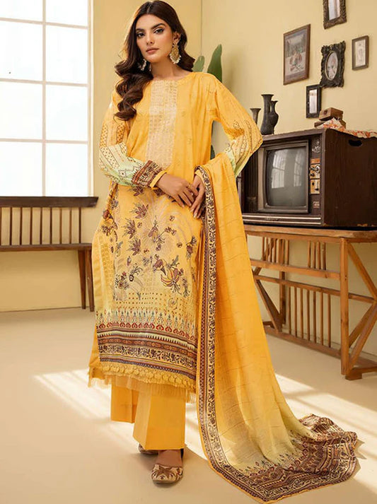 Zille Huma By Shaista Lawn Collection 2024 (D-587)