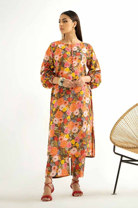 2PC Printed Unstitched Lawn Suit TL-42027