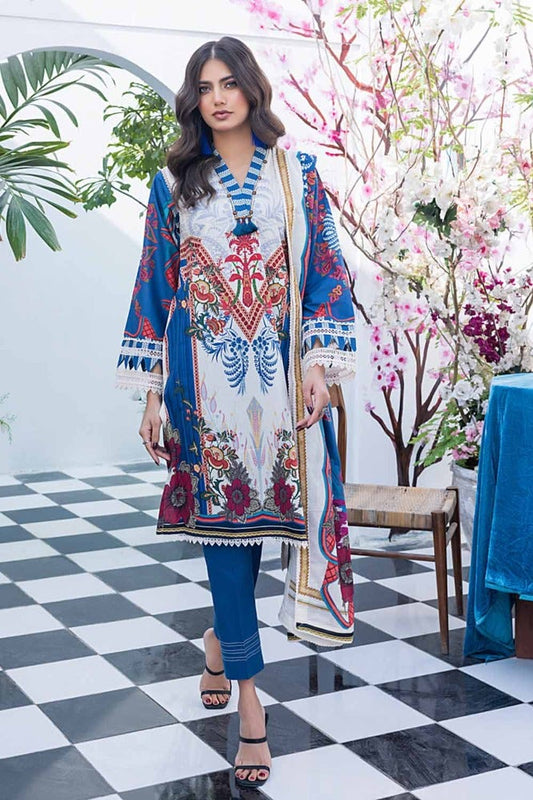 2PC Printed Unstitched Lawn Suit TL-42033