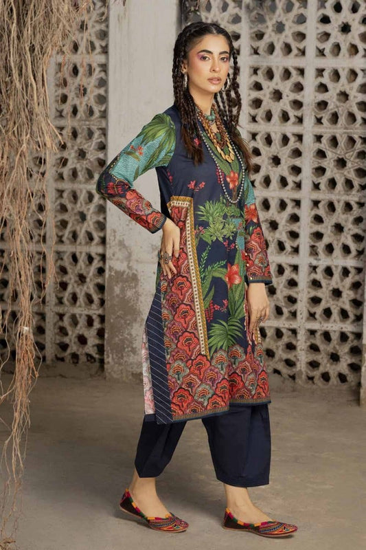 2PC Printed Unstitched Lawn Suit TL-42030