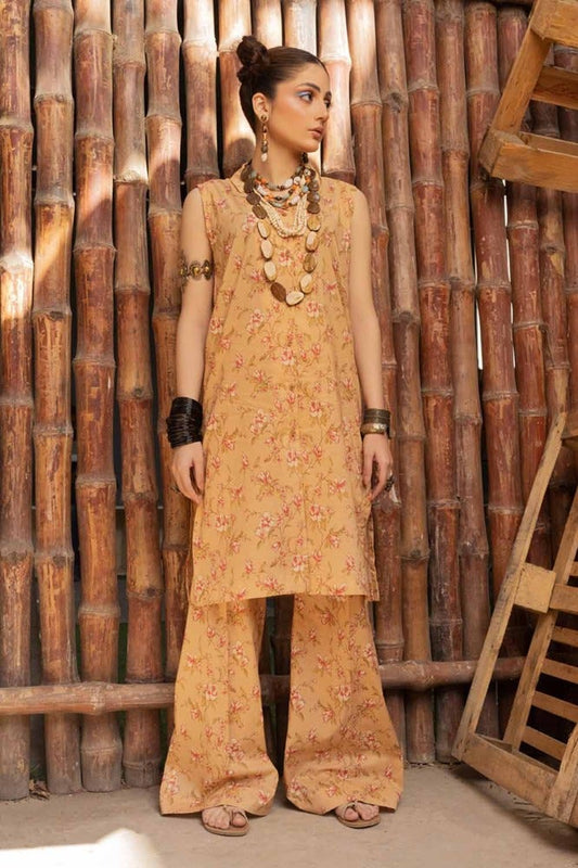 2PC Printed Unstitched Lawn Suit TL-42006