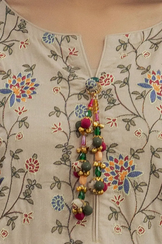 Embroidered Acrylic Suit with Embroidered Acrylic Dupatta BY GUL AHMED V02 – AP42007
