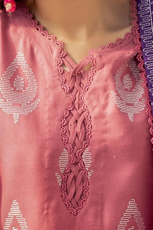 Embroidered Acrylic Suit with Embroidered Acrylic Dupatta BY GUL AHMED V02 – AP42003
