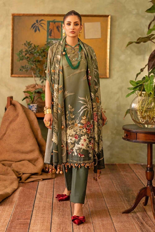 3PC Printed Lawn Unstitched Suit CL-42199