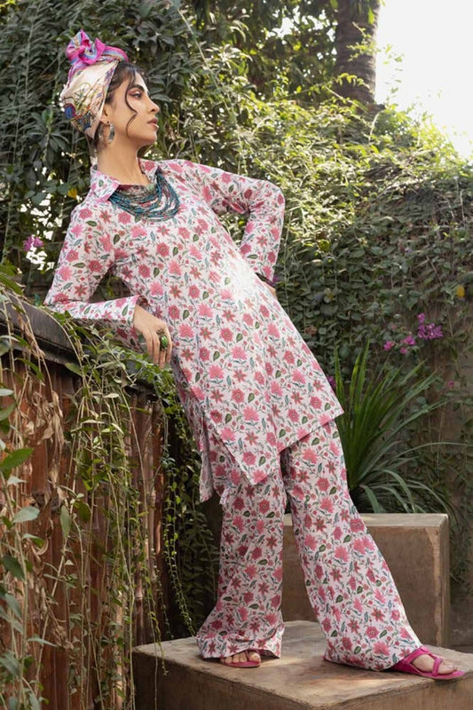 2PC Printed Unstitched Lawn Suit TL-4200