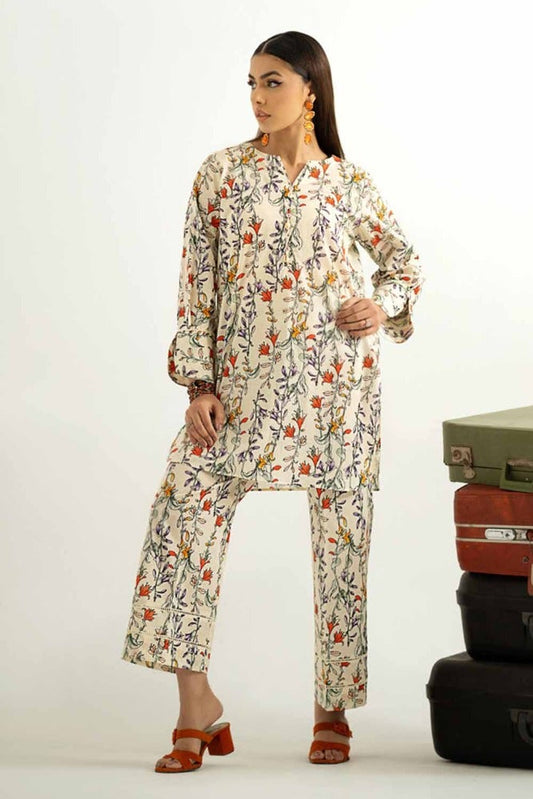 2PC Printed Unstitched Lawn Suit TL-42008