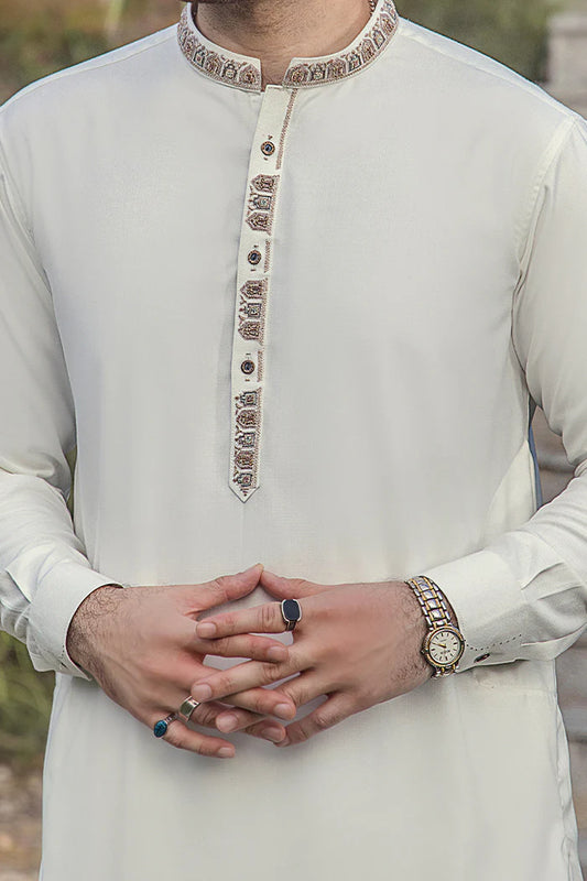 Suit + Waistcoat - Nosha Mian Collection By RIWAJ MEN’S WEAR - CM 1211