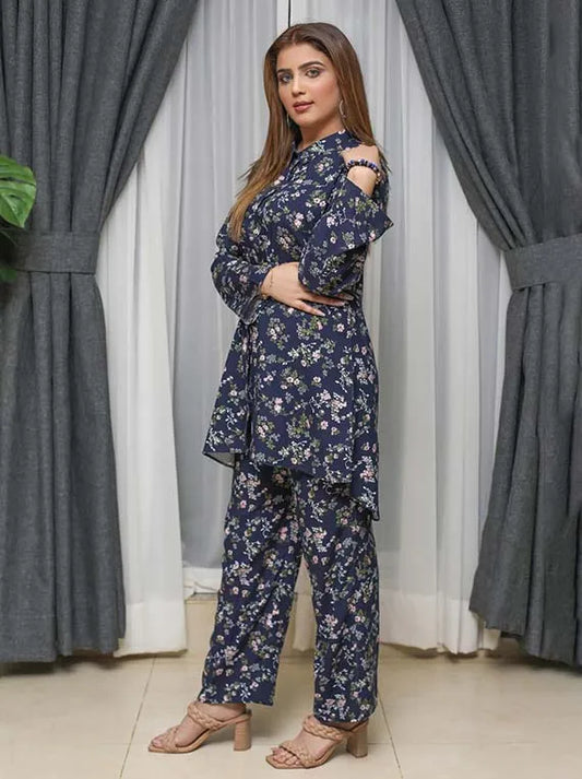 Dream Print Linen Collection 2024 By SIDRA FAHAD (D-03)
