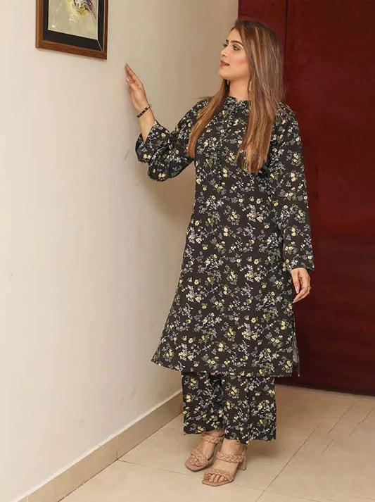 Dream Print Linen Collection 2024 By SIDRA FAHAD (D-05)