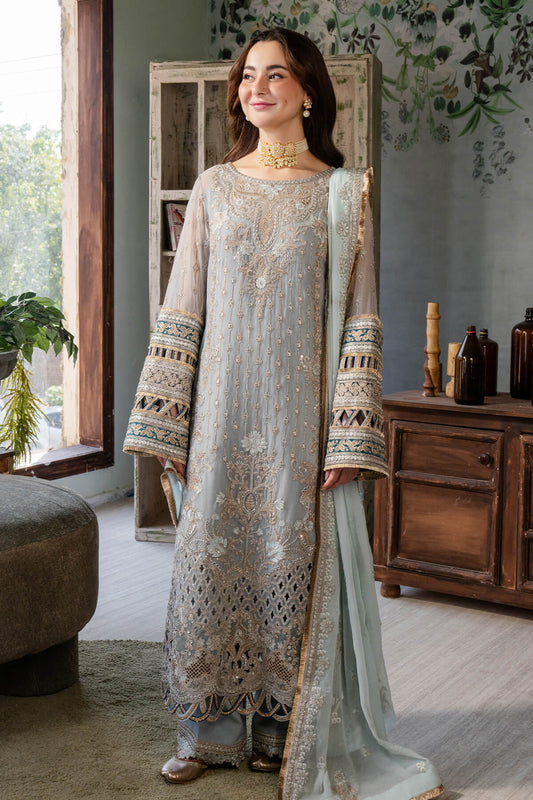 Naina by Imrozia Embroidered Chiffon Unstitched 3Pc Suit I-190 Rumman