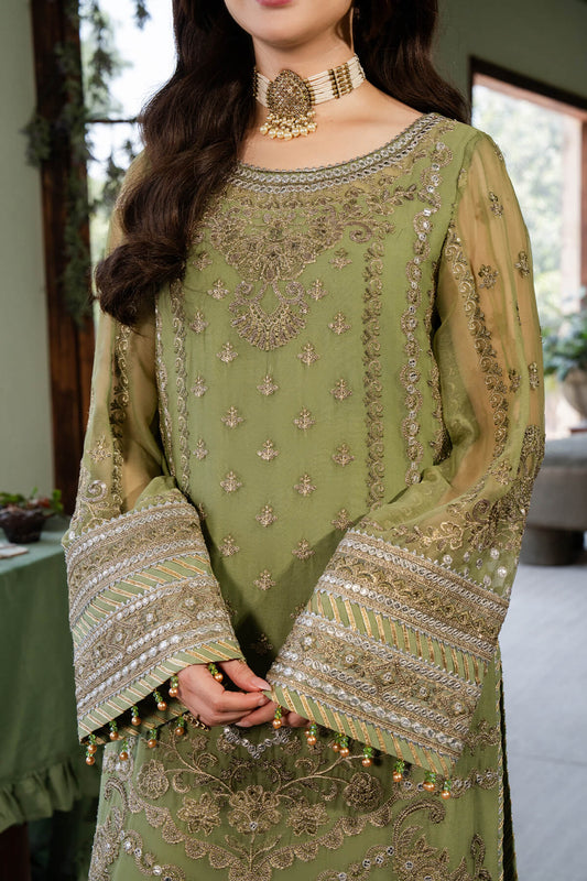 Naina by Imrozia Embroidered Chiffon Unstitched 3Pc Suit I-191 Aabia