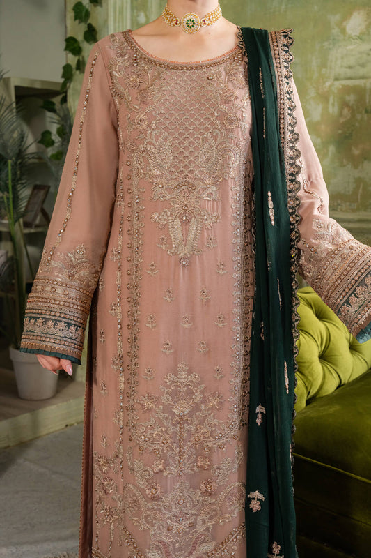 Naina by Imrozia Embroidered Chiffon Unstitched 3Pc Suit I-195 Gul