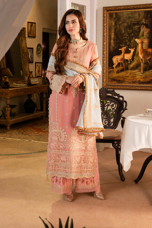 Dilkash-NOOR JAHAN by IMROZIA Embroidered Premium Chiffon Unstitched 3Pc Suit I-207