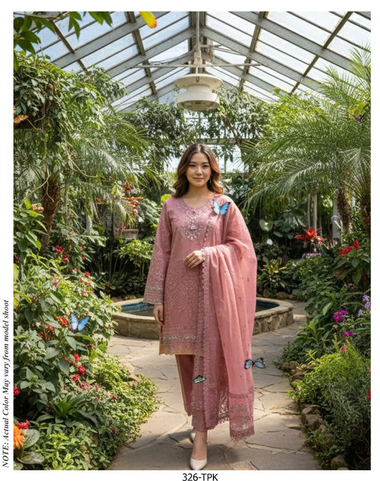 Luxurious Ranjhni Hand Work Premium Lawn