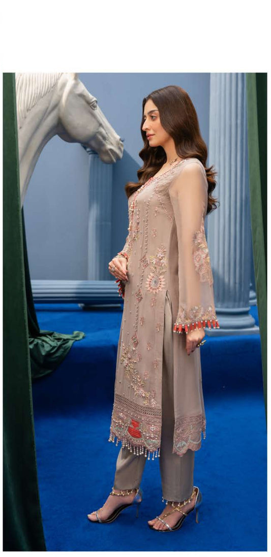 Glamour GLR-04 by Razab – Luxury Embroidered Fancy Silk 3 Piece Suit