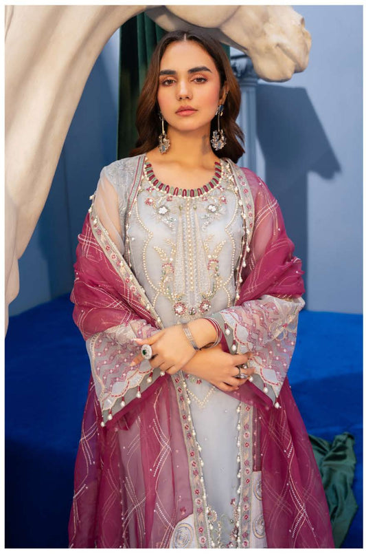 Glamour GLR-07 by Razab – Luxury Embroidered Fancy Silk 3 Piece Suit