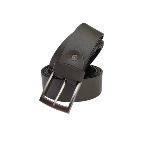 Men Buffalo leather belt grey color | Waist Belt for boys & Mens (Grey)