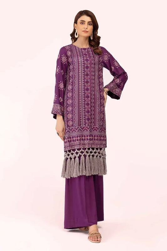 Embroidered Cotail Suit By GUL AHMED – VT42003