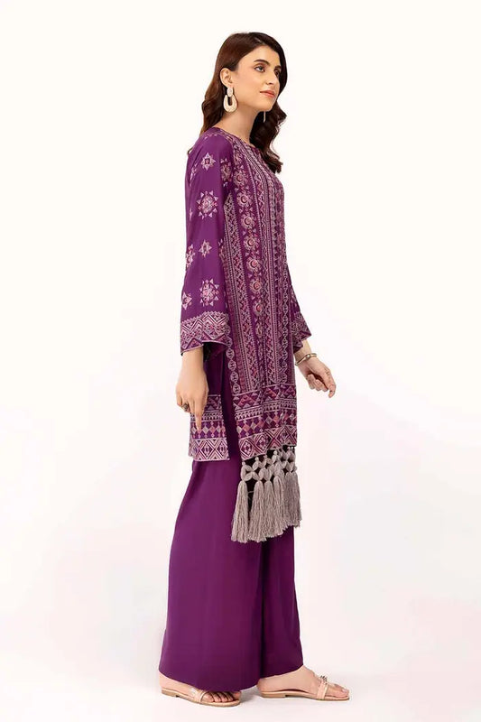 Embroidered Cotail Suit By GUL AHMED – VT42003