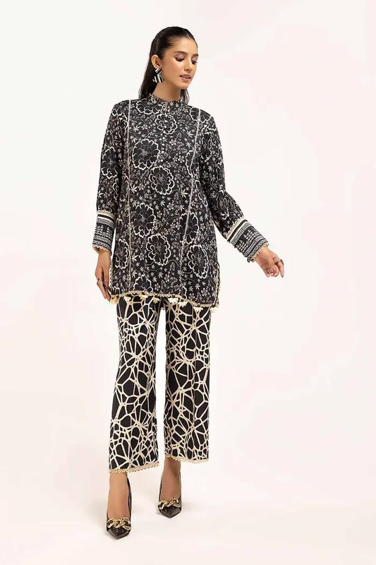 Printed Linen Suit By GUL AHMED – VT42005