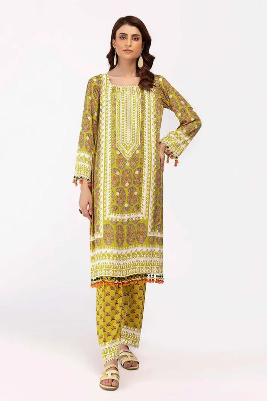 Printed Cotail Suit By GUL AHMED – VT42009