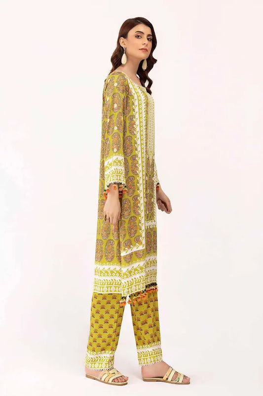 Printed Cotail Suit By GUL AHMED – VT42009